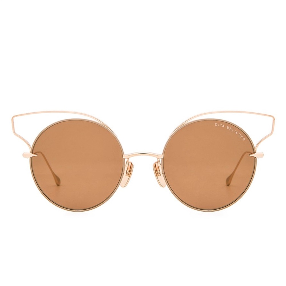 FINAL PRICE DROP* DITA BELIEVER 12K GOLD & BROWN